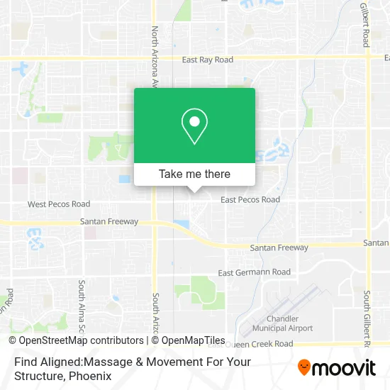 Find Aligned:Massage & Movement For Your Structure map