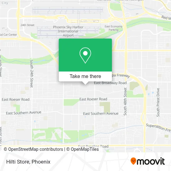Hilti Store map