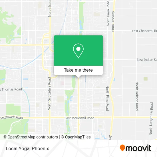Local Yoga map