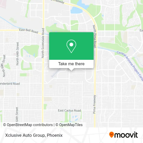 Xclusive Auto Group map