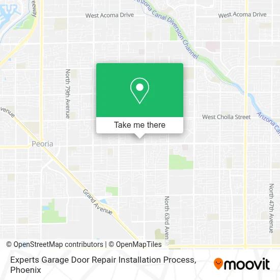 Experts Garage Door Repair Installation Process map