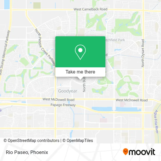 Rio Paseo map