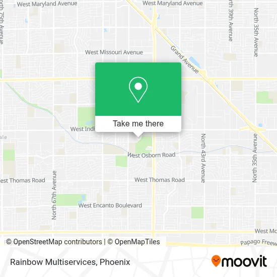Rainbow Multiservices map