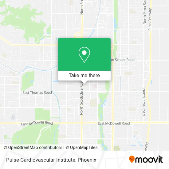 Pulse Cardiovascular Institute map