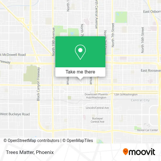Trees Matter map