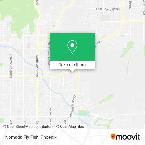 Nomada Fly Fish map