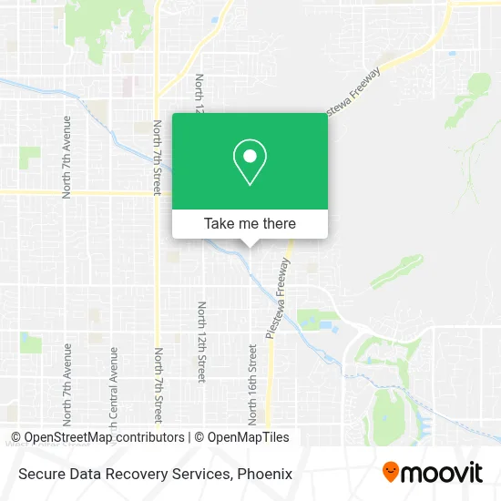 Secure Data Recovery Services map