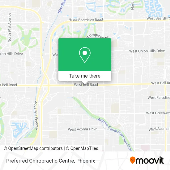 Preferred Chiropractic Centre map
