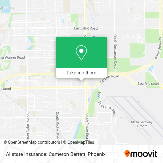 Allstate Insurance: Cameron Berrett map