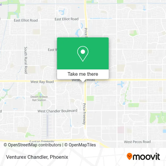 Venturex Chandler map
