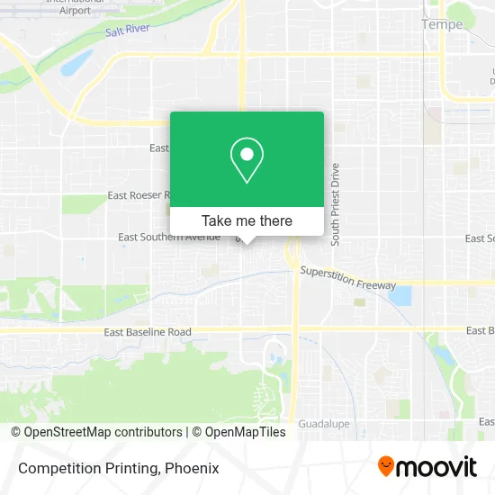 Competition Printing map