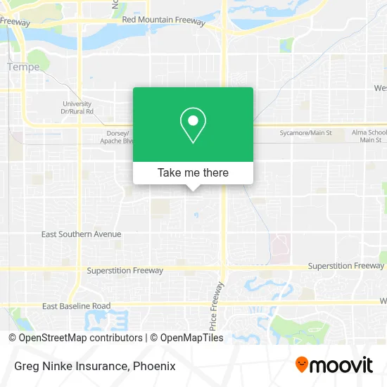 Greg Ninke Insurance map