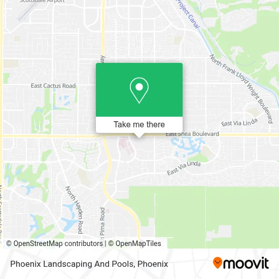 Phoenix Landscaping And Pools map