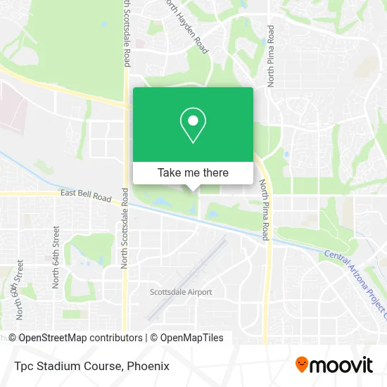 Tpc Stadium Course map