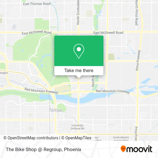 The Bike Shop @ Regroup map