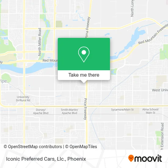 Iconic Preferred Cars, Llc. map