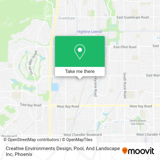 Creative Environments Design, Pool, And Landscape Inc map