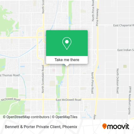 Bennett & Porter Private Client map