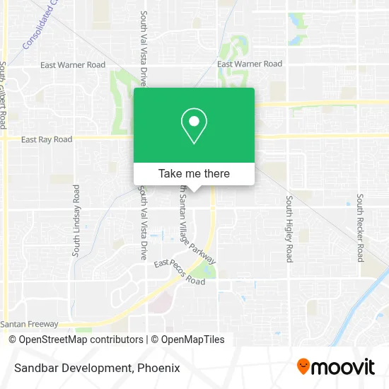 Sandbar Development map