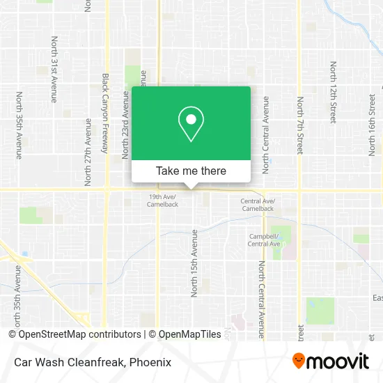 Car Wash Cleanfreak map