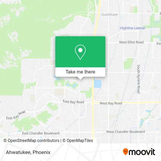 Ahwatukee map