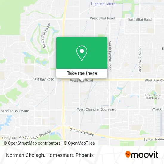 Norman Cholagh, Homesmart map