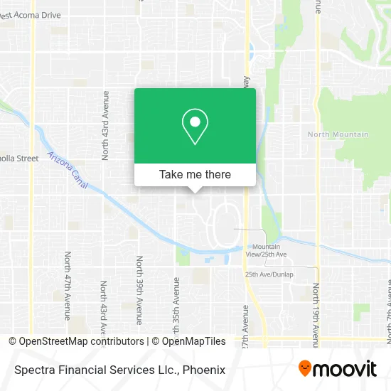 Spectra Financial Services Llc. map