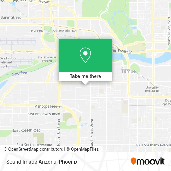 Sound Image Arizona map