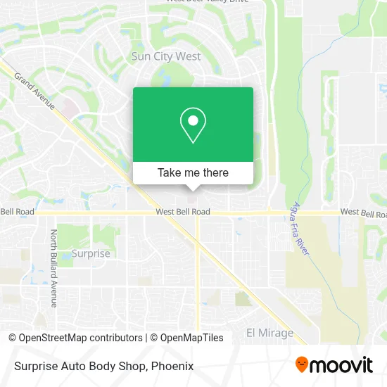 Surprise Auto Body Shop map