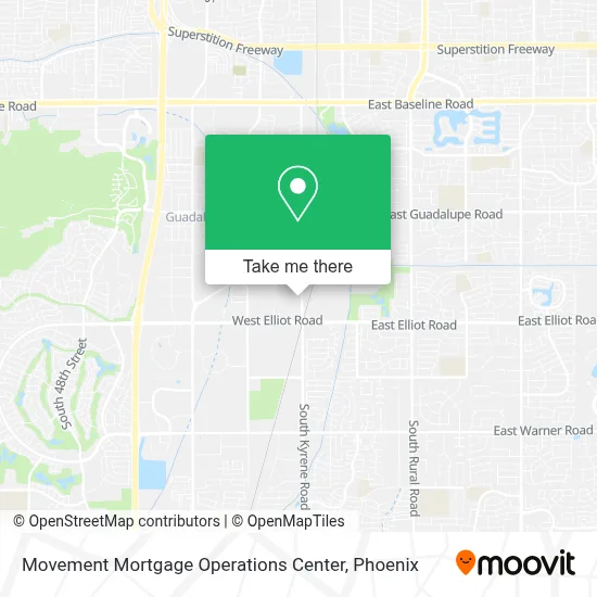 Movement Mortgage Operations Center map