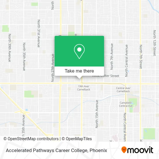 Accelerated Pathways Career College map
