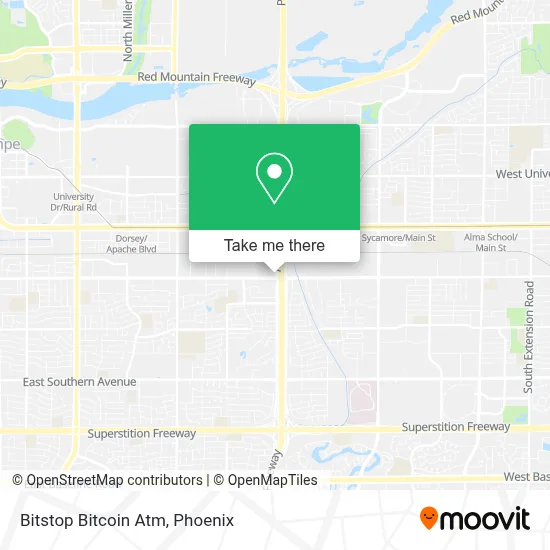 Bitstop Bitcoin Atm map