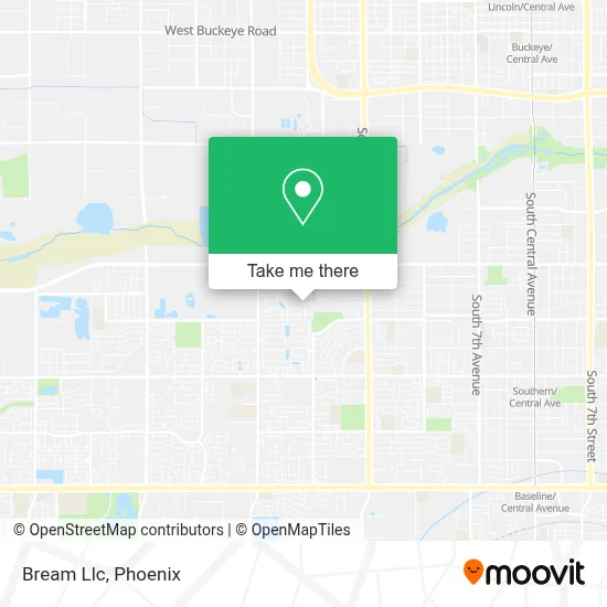 Bream Llc map