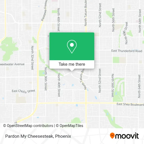 Pardon My Cheesesteak map