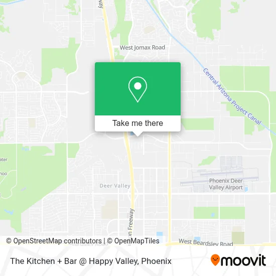 The Kitchen + Bar @ Happy Valley map