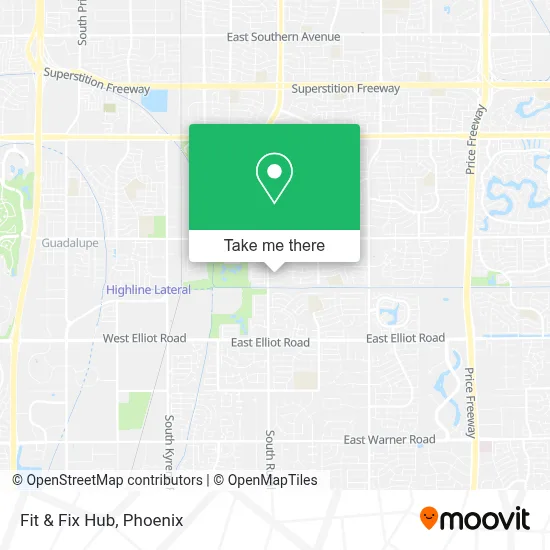 Fit & Fix Hub map