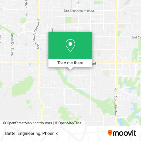 Battel Engineering map