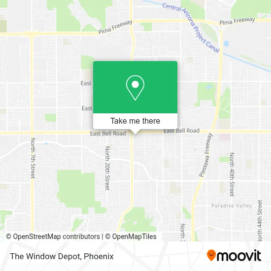 The Window Depot map