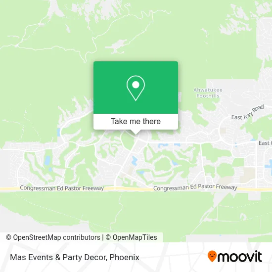 Mas Events & Party Decor map