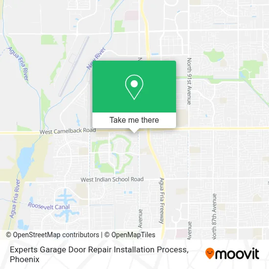 Experts Garage Door Repair Installation Process map