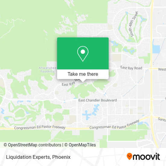 Liquidation Experts map