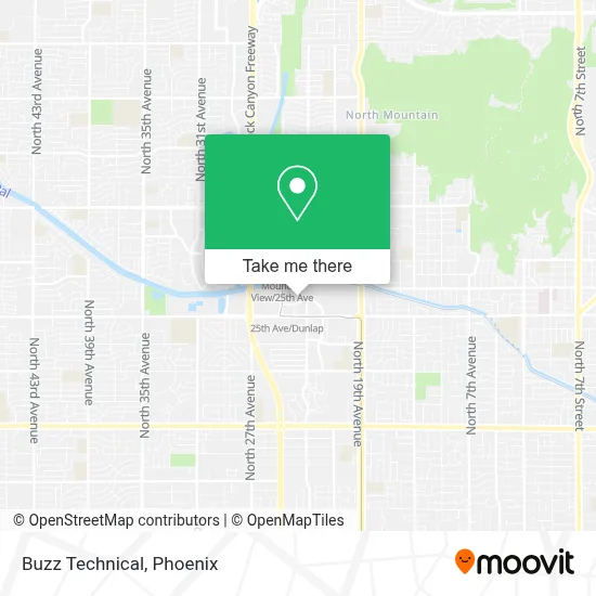 Buzz Technical map