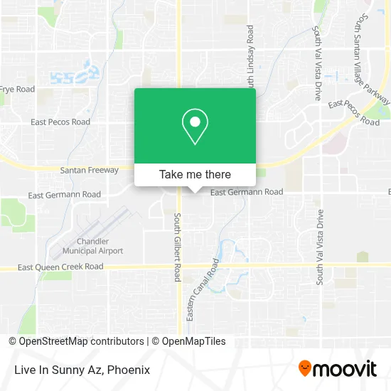 Live In Sunny Az map