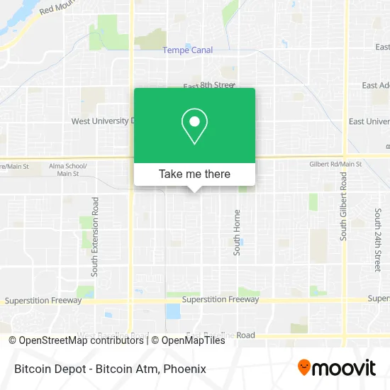 Bitcoin Depot - Bitcoin Atm map