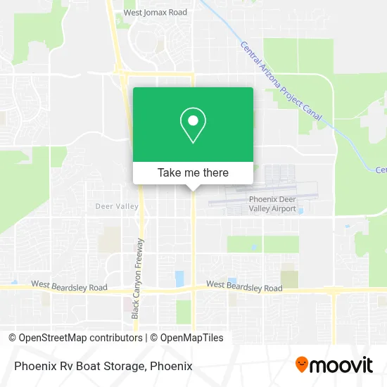 Phoenix Rv Boat Storage map