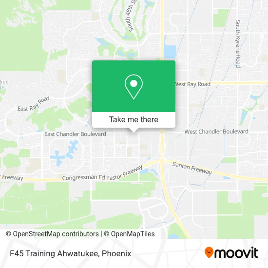 F45 Training Ahwatukee map