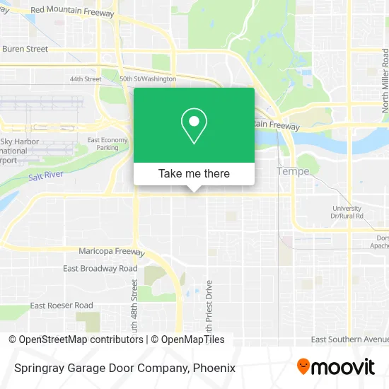 Springray Garage Door Company map