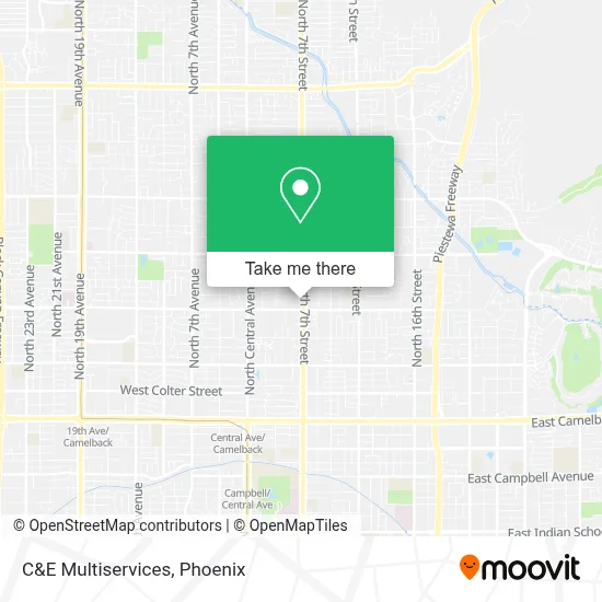 C&E Multiservices map