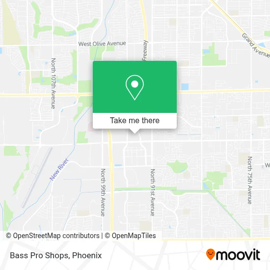 Bass Pro Shops map