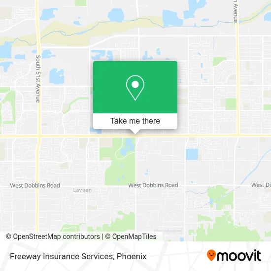 Freeway Insurance Services map